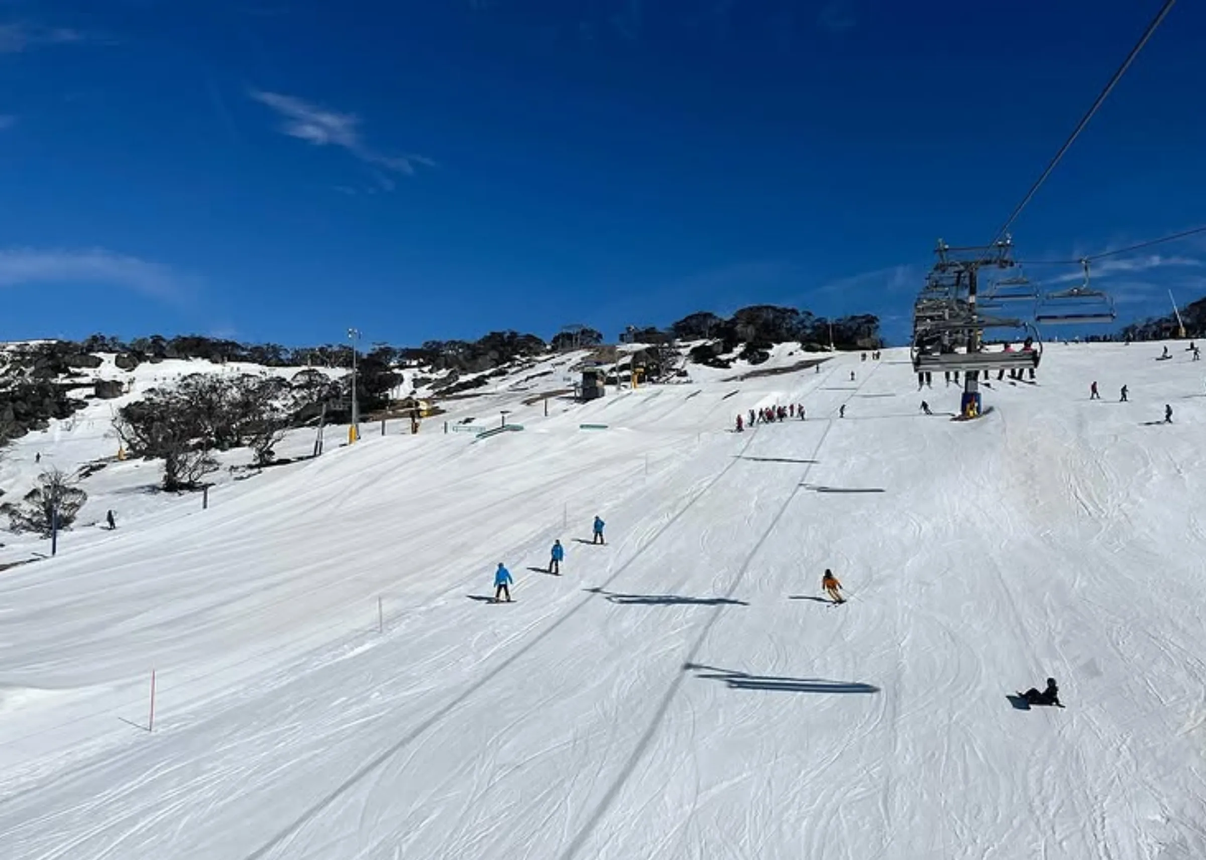 chair skiing